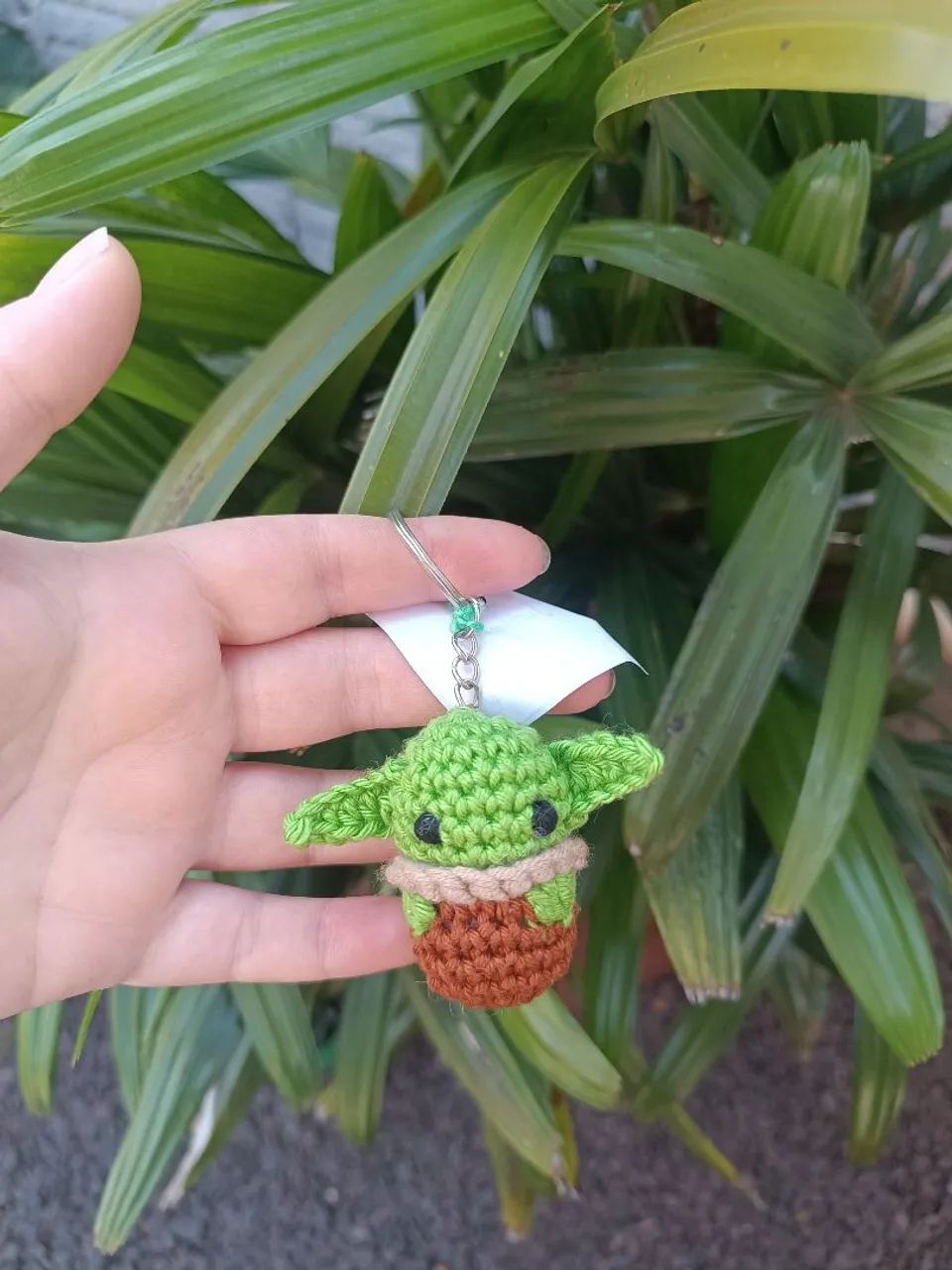 Chaveiro Baby Yoda croche 
