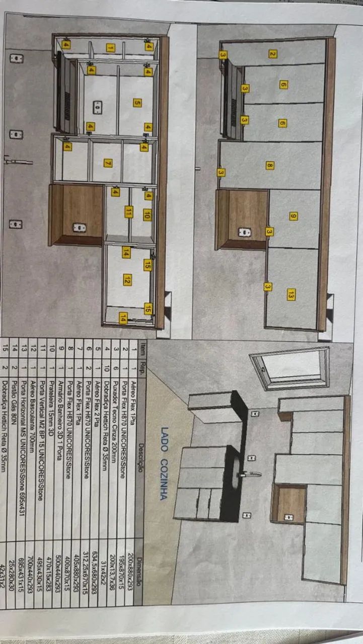 Cozinha Modulada Alta Linha  - Foto 2