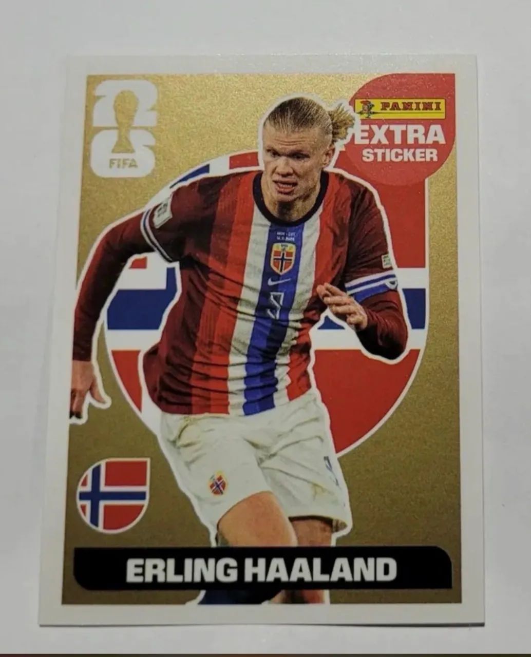 Figurinha Legend Erling Haaland Gold (Ouro)