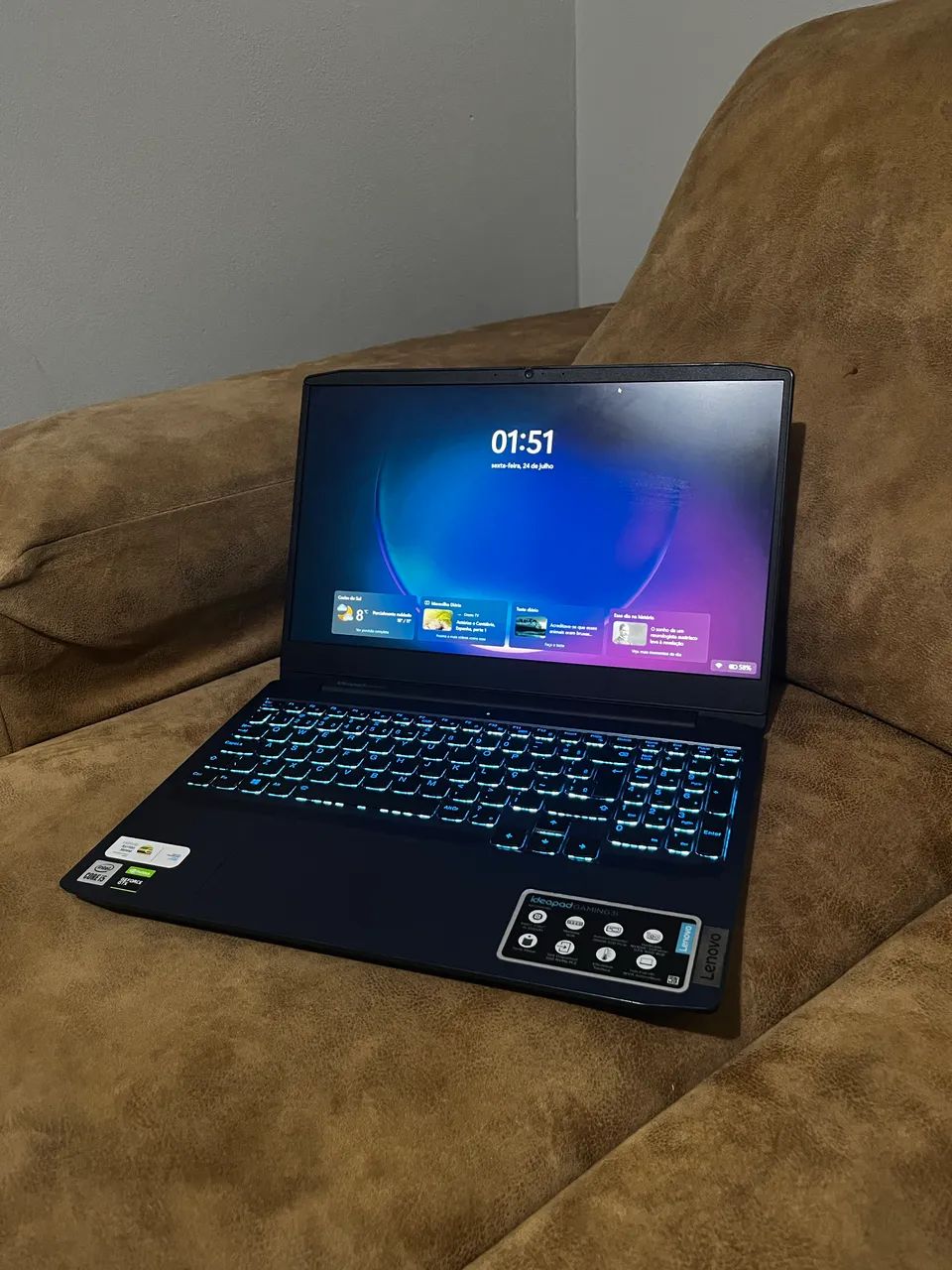 Notebook Ideapad Gaming 3i Usado - Foto 3