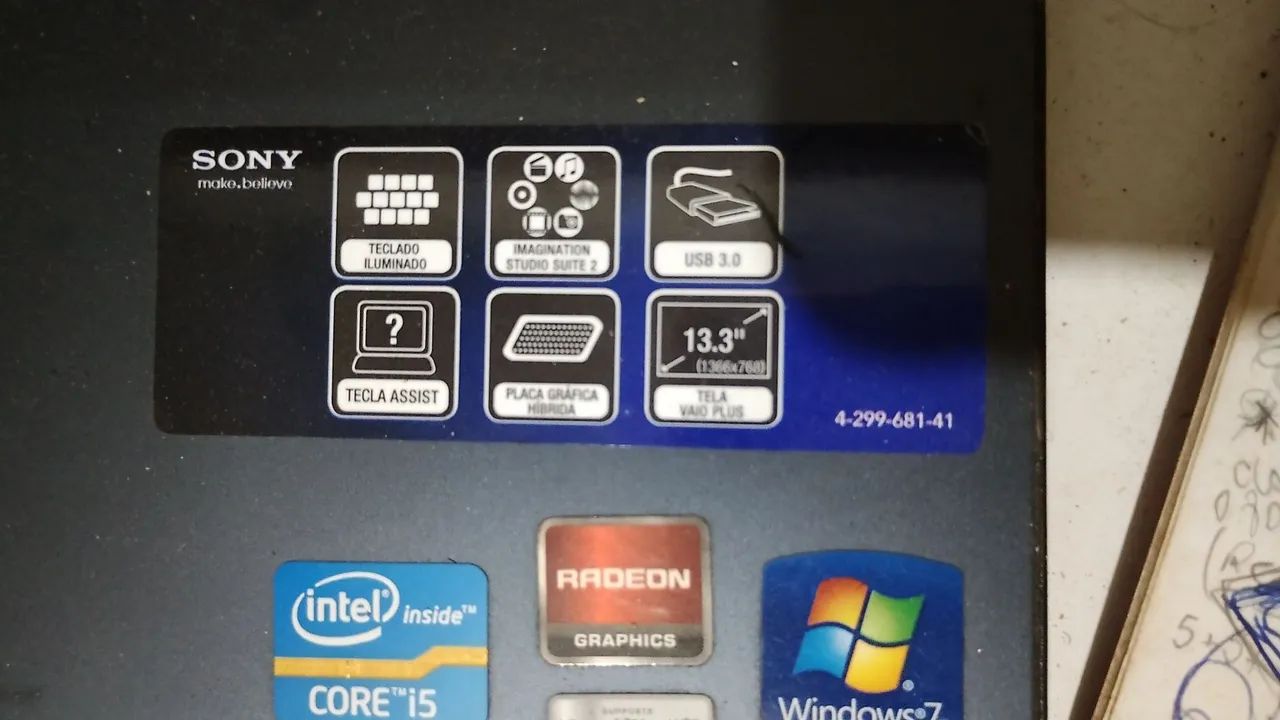 Notebook Sony vaio i5 teclado luminoso. - Foto 2
