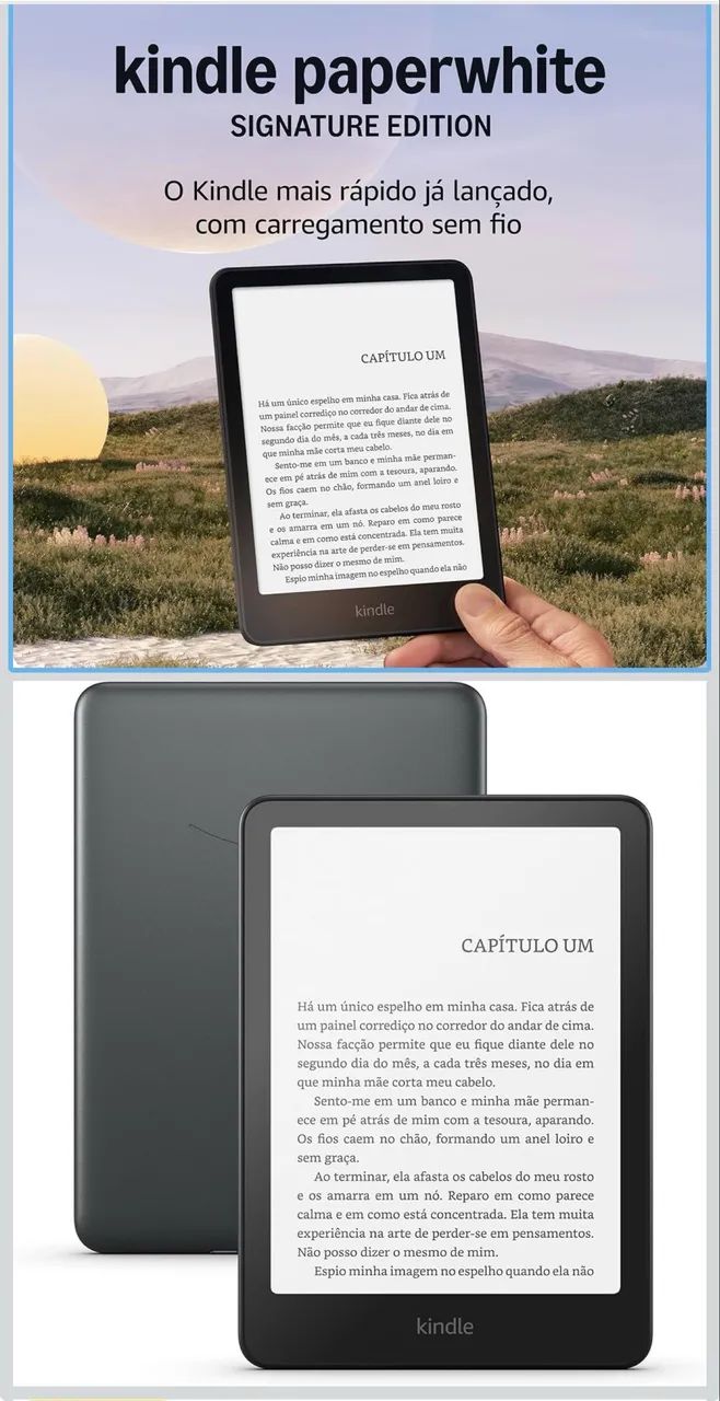 Kindle Paperwhite 32GB 11世代 Signature Kindle Paperwhite 32GB 2024 - O Kindle mais rápido já lançado, com