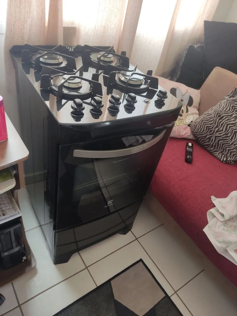 Fogão 4 bocas Electrolux Preto - Foto 2