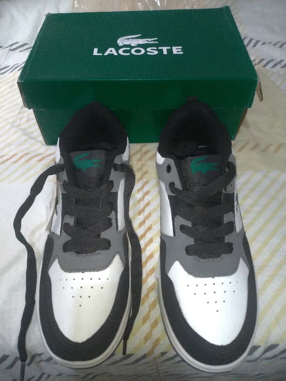 Tênis Lacoste preto e branco  - Foto 2