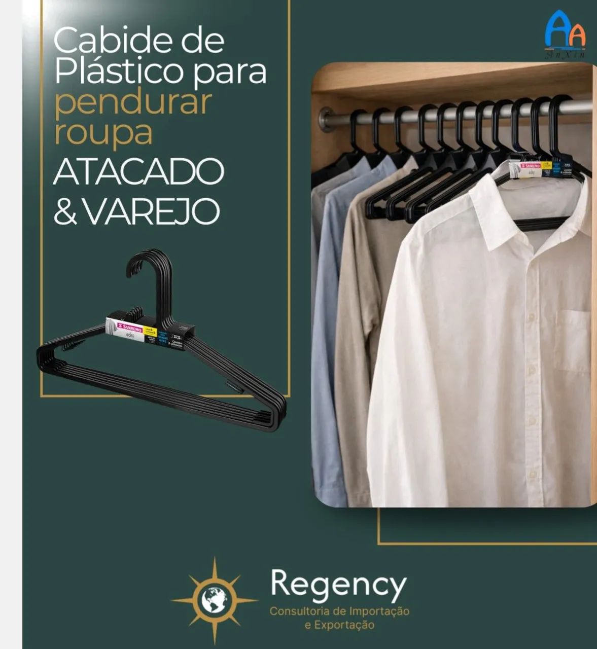 Cabide de roupa (plástico)