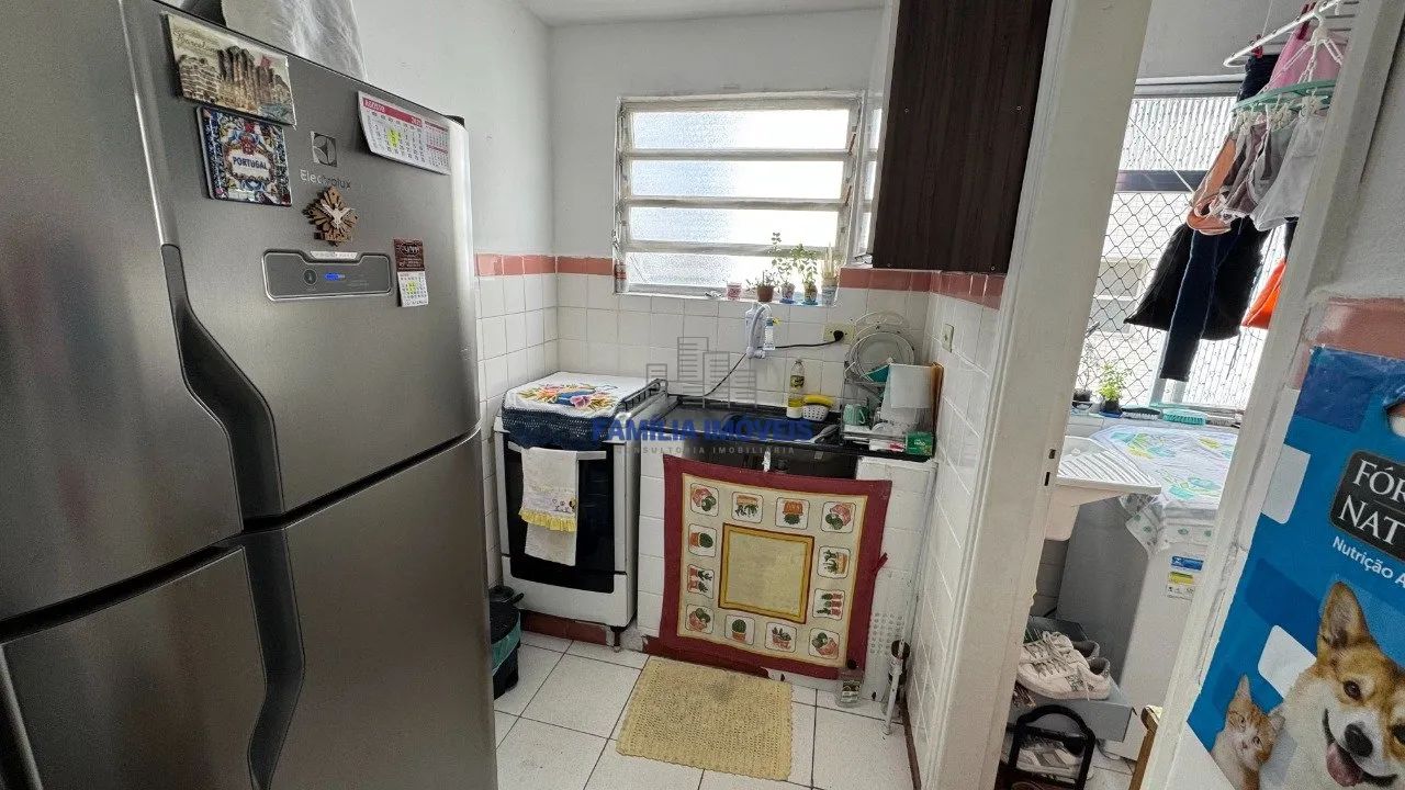 Apartamento à venda Kitnet sala living com vaga José menino Santos - Foto 14