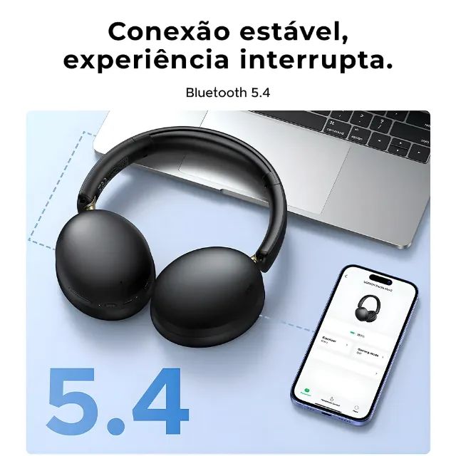 Headphone UGREEN Studio Max2 | 80 Horas de Bateria -Entrega Grátis- - Foto 4