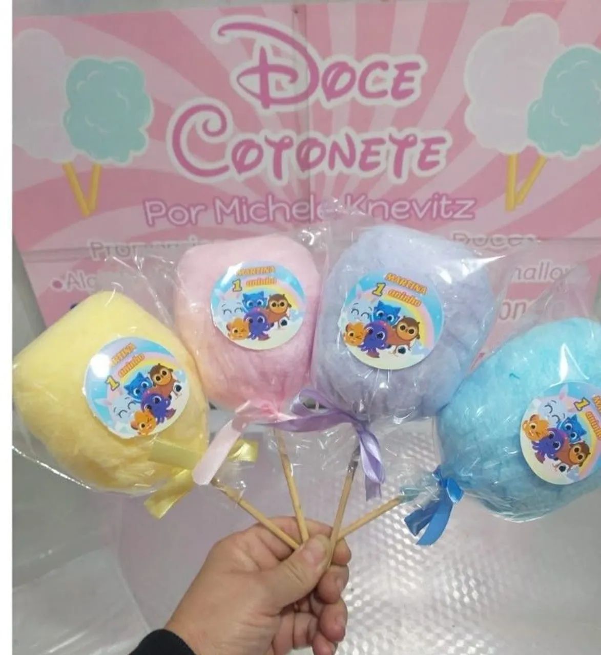 Algodão doce eventos, livre, buffet - Foto 2