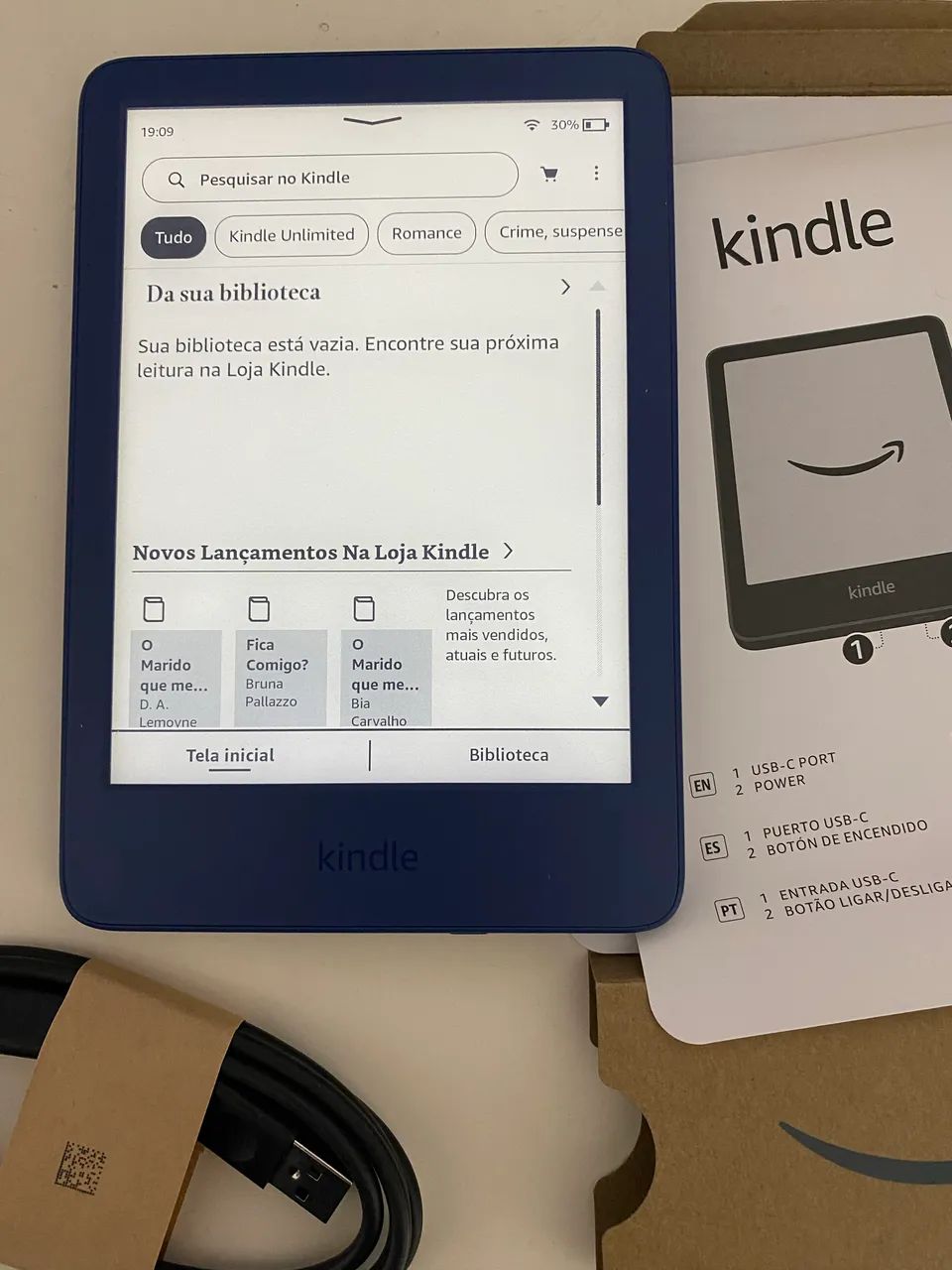 Kindle 11ª Geração 16GB - Novo + Caixa Original - Tablets e E