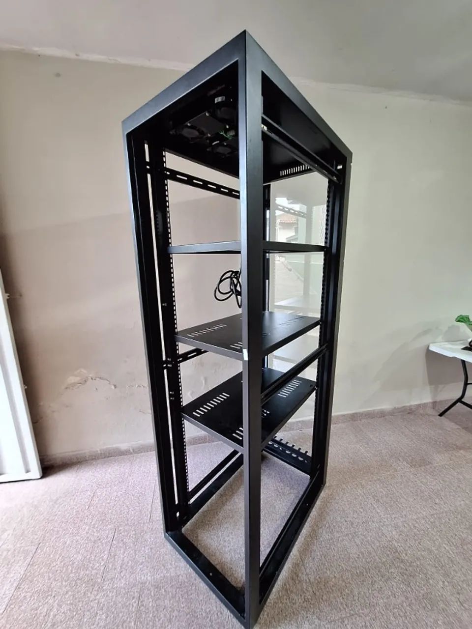 Rack Servidor 44U Piso 19? com Porta de Vidro, Bandejas e Ventilação - Foto 2