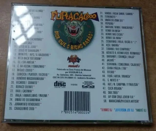 Cd Furacão 2000 - Pior Que O Bicho Papão! - Foto 3