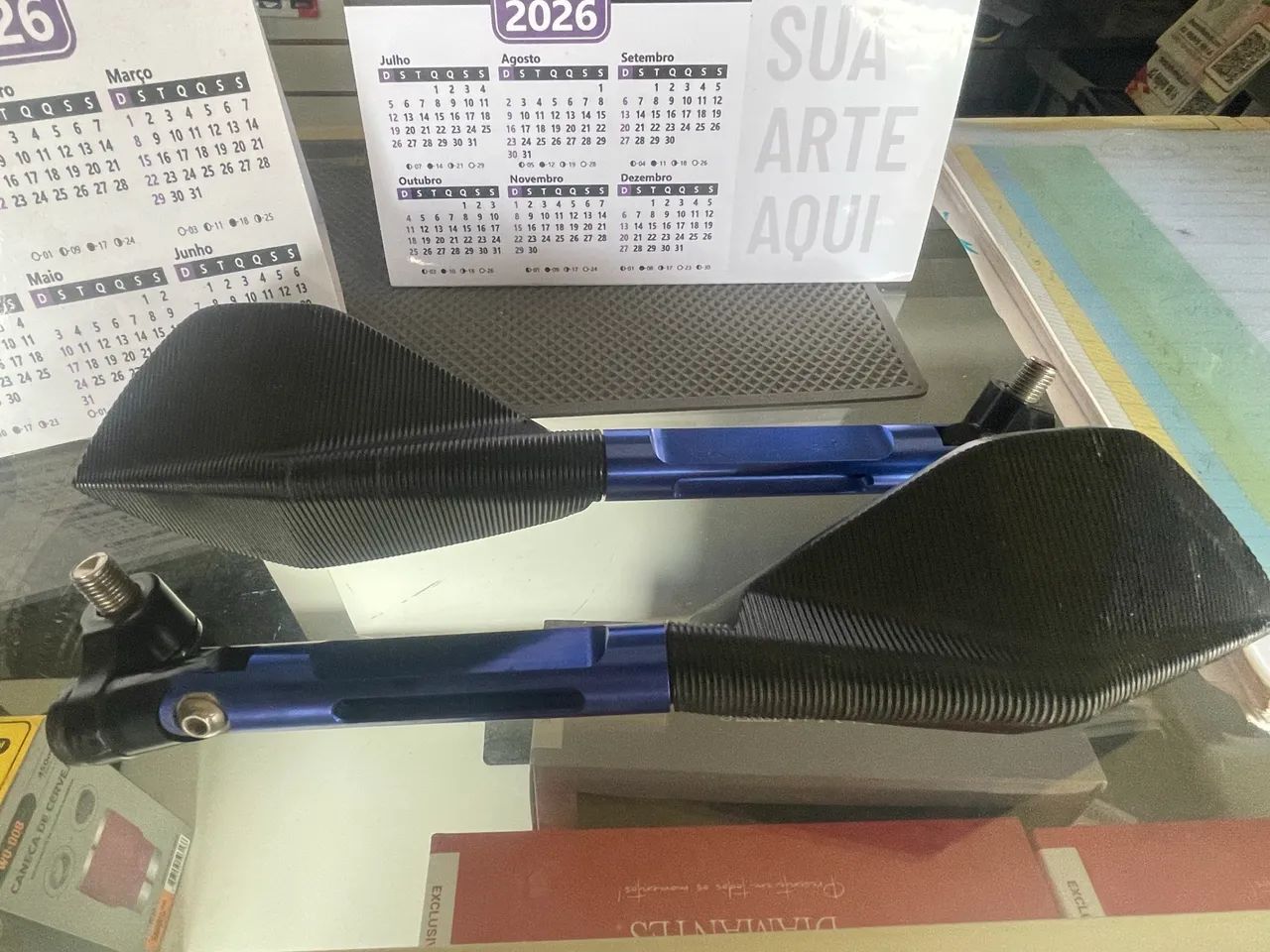 Retrovisor de Alumínio 