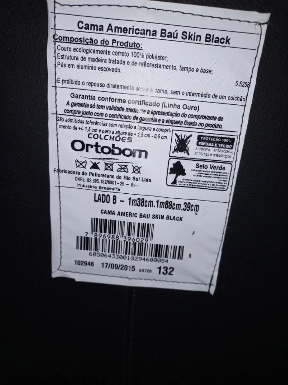Base cama baú Ortobom - Foto 3