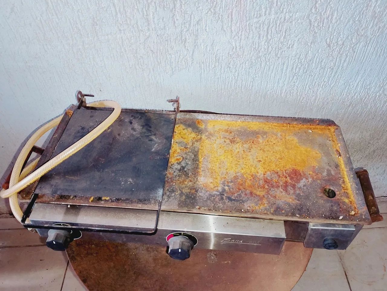 Tacho 60 cm fogareiro e chapa de lanche  - Foto 3