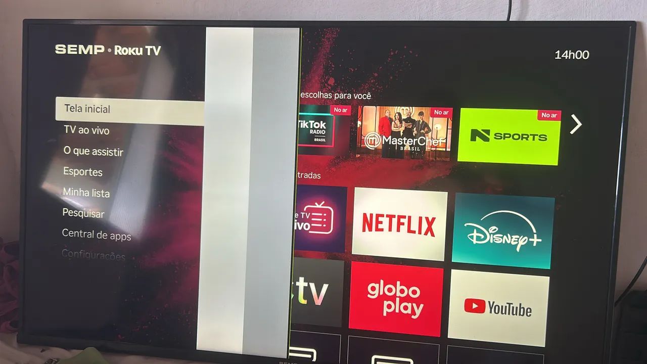 Tv SEMP 50 polegadas *defeito tela* - Foto 2