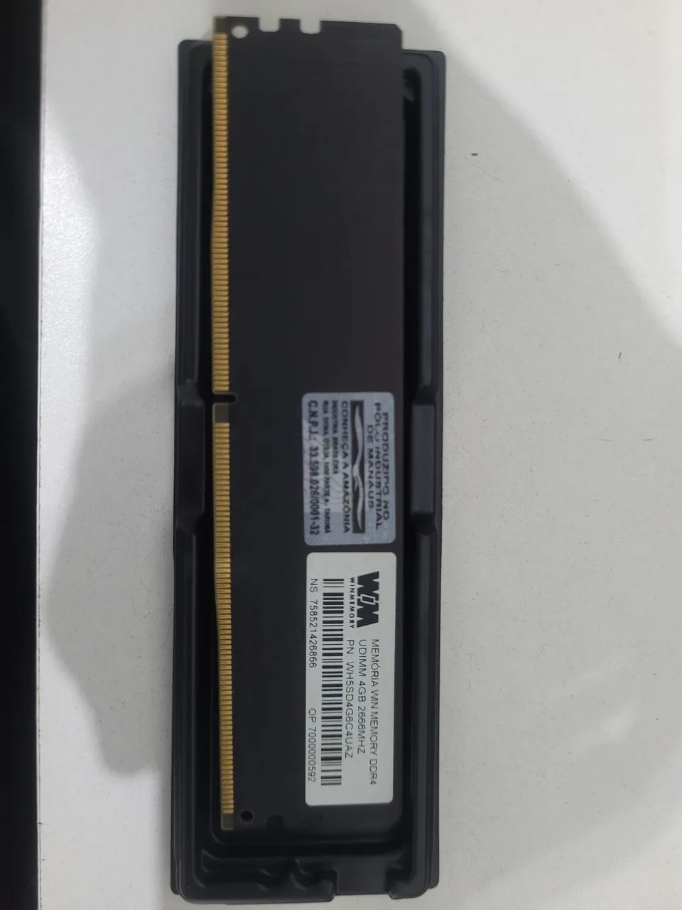 Memória RAM 4gb ddr4