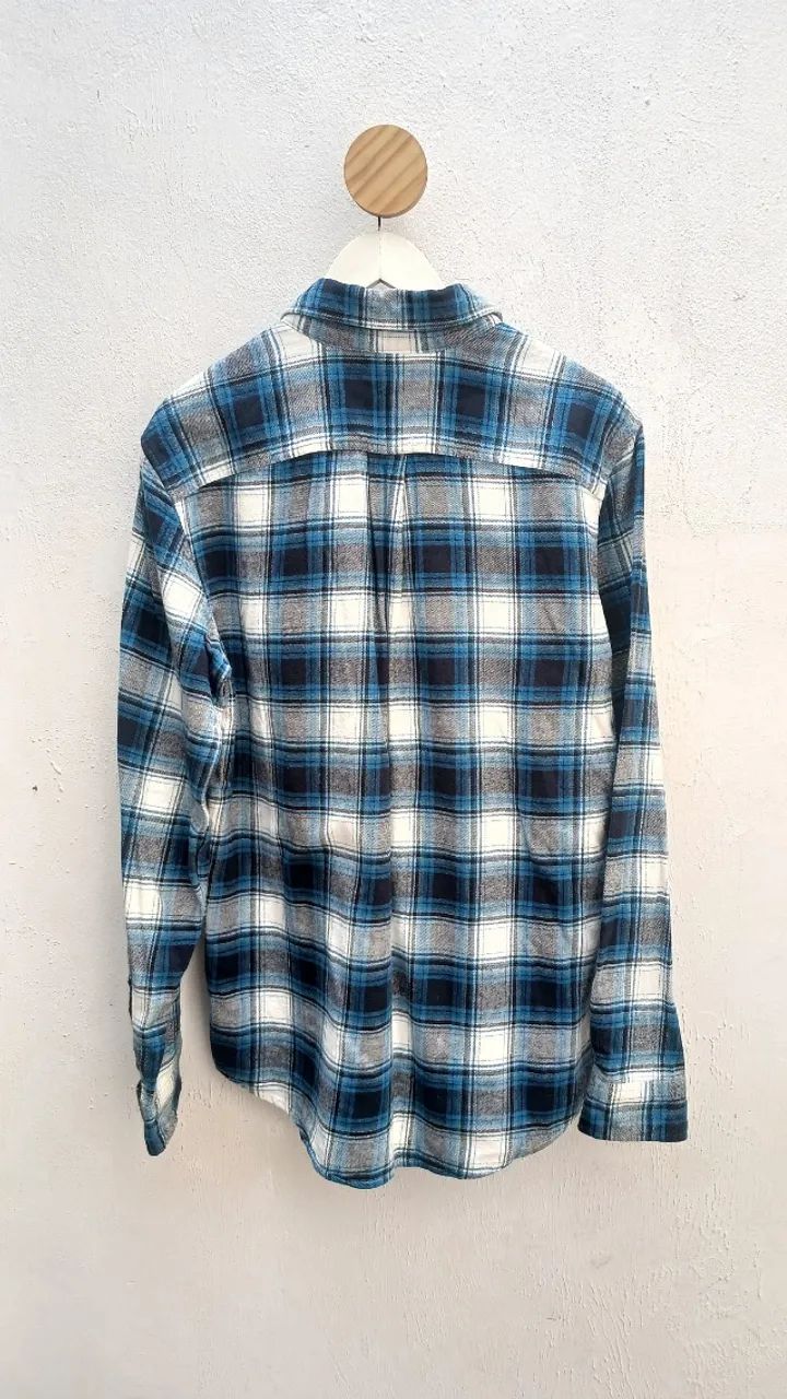 Camisa Gap Xadrez Flanelada - M - Foto 2