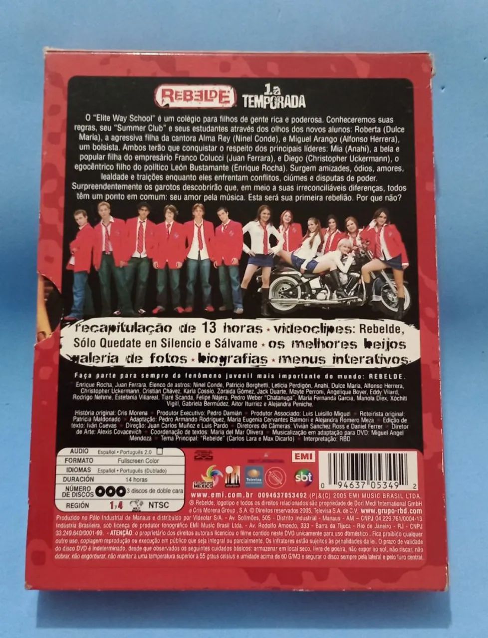 Caixa DVDs Rebelde - apenas a caixa  - Foto 2
