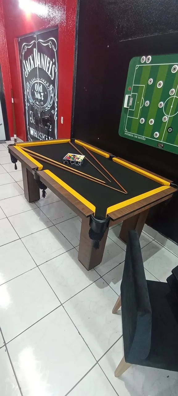 MESA DE SINUCA COM PEDRA DE ARDÓSIA  - Foto 4