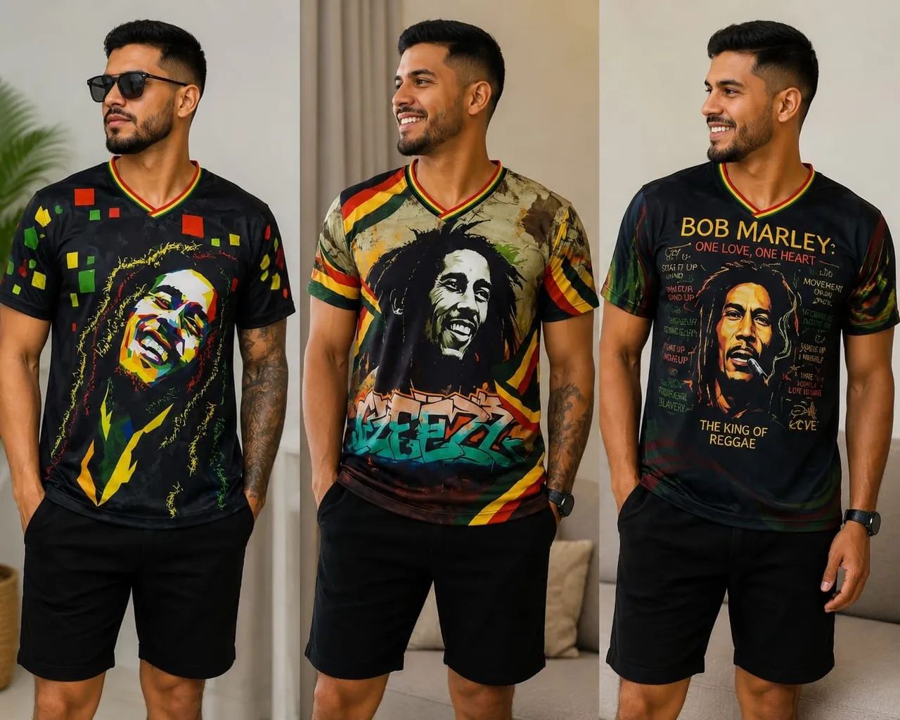 Camisas de reggae 