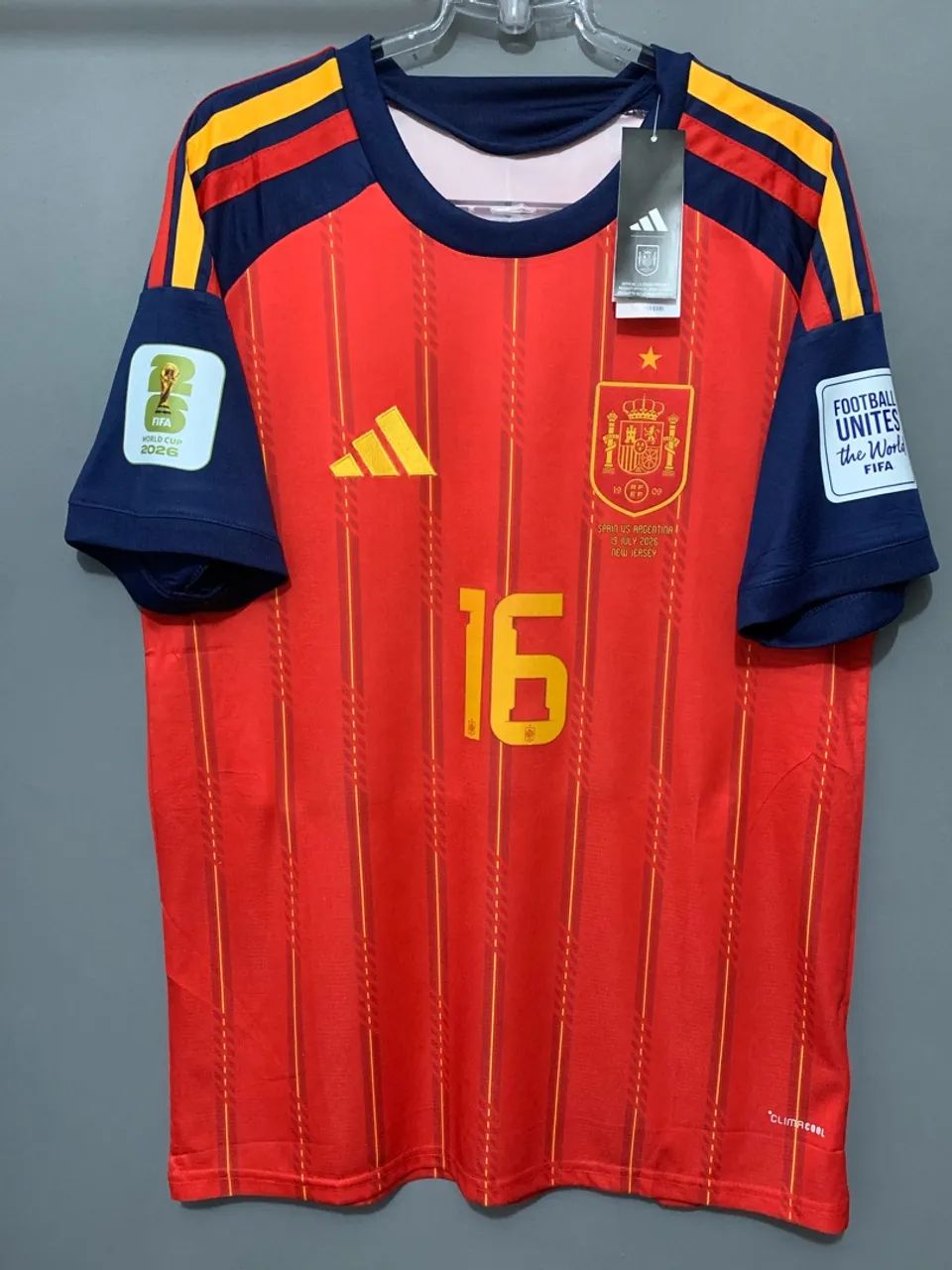 Camisa Espanha 226- Final copa do mundo 