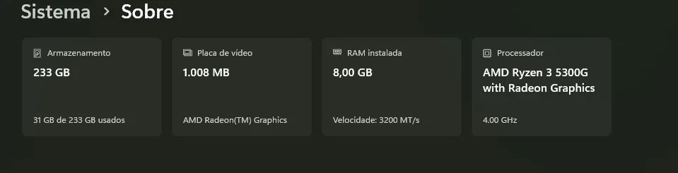 PC Gamer Ryzen 3 5300G - Foto 2