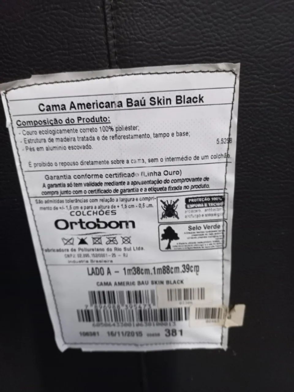 Base cama baú Ortobom - Foto 4