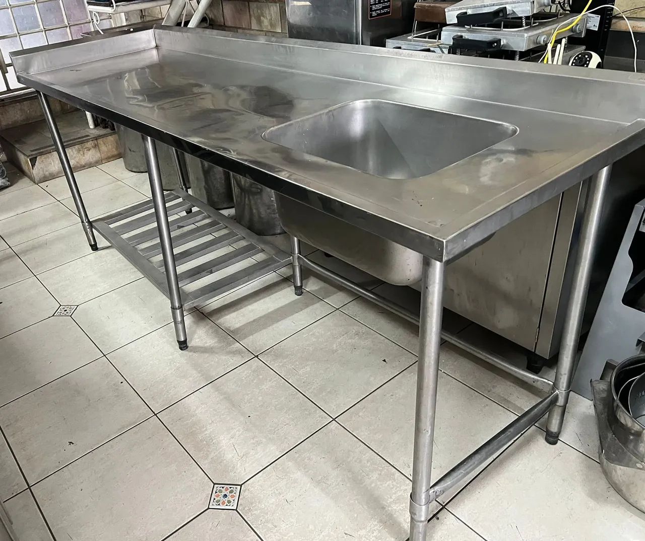 Pia Inox Com Bancada PRONTA ENTREGA