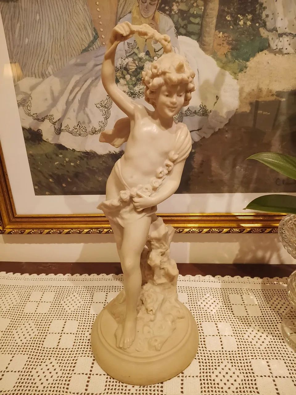 Escultura antiga Anjo - Foto 4