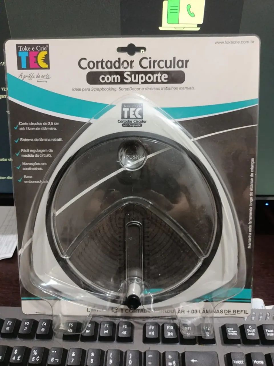 Cortador circular - Toke e Crie - Foto 2