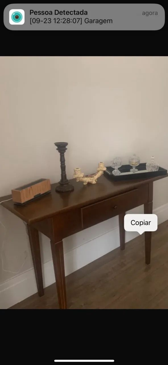 MESA DE JANTAR COM TAMPO DE VIDRO 6 CADEIRAS E APARADOR - Foto 2