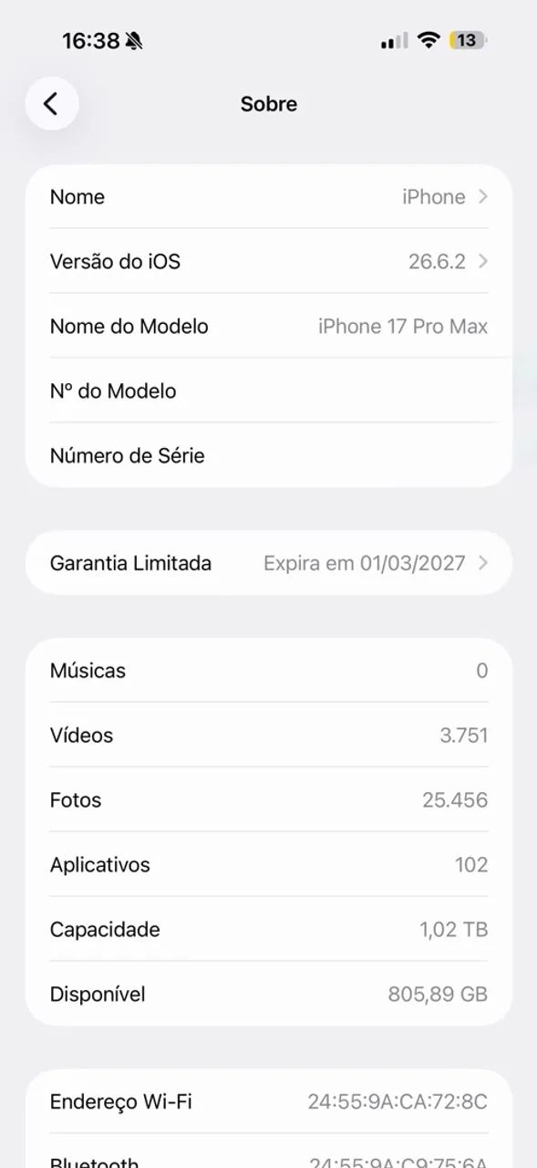 iPhone 17 pro Max Pag e entrega pela OLX - Foto 4