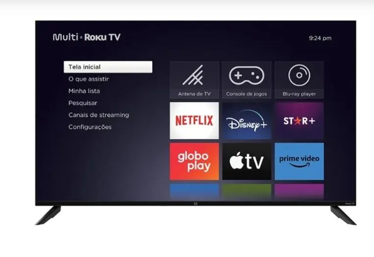 Multi Roku Smart Tv Dled 50' 4k nova - Foto 2