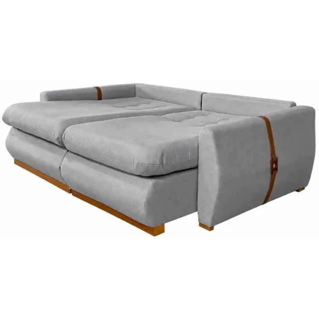 SOFÁ CAMA RETRÁTIL VIRGÍNIA 2,30M LINHO SEM CAIXA. PRONTA ENTREGA. - Foto 2