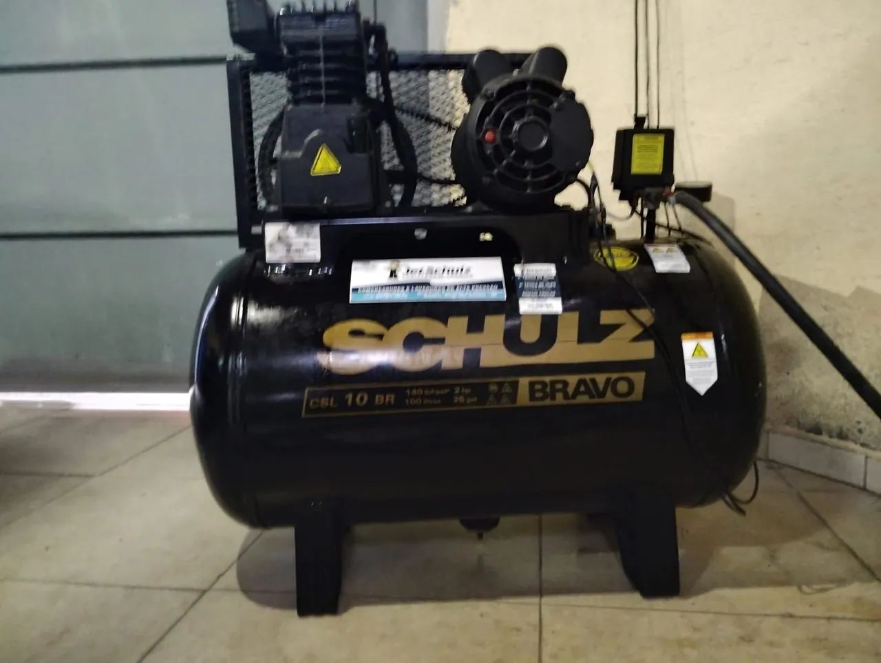 Compressor SCHULZ BRAVO AR10BR 110/380V - Foto 2