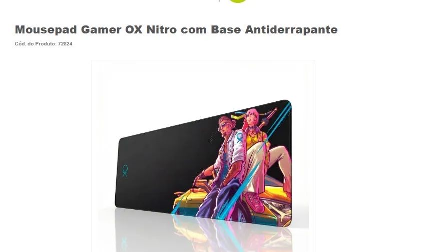 Mousepad gamer speed novo - Foto 2