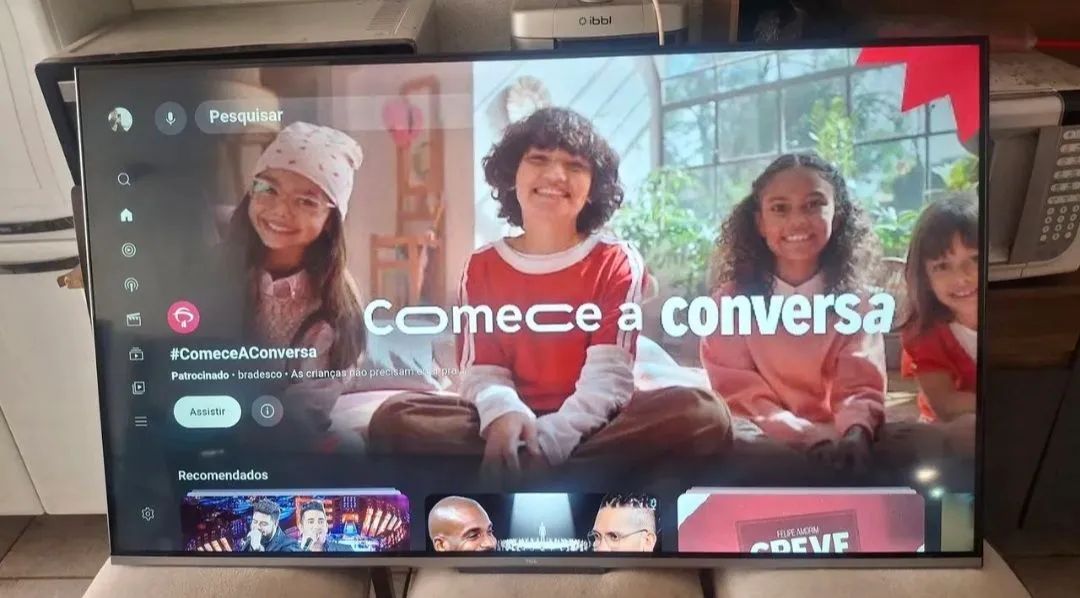 TV TCL 55" 4K ULTRA SEMI-NOVA ( SEM OS PÉS) - Foto 3