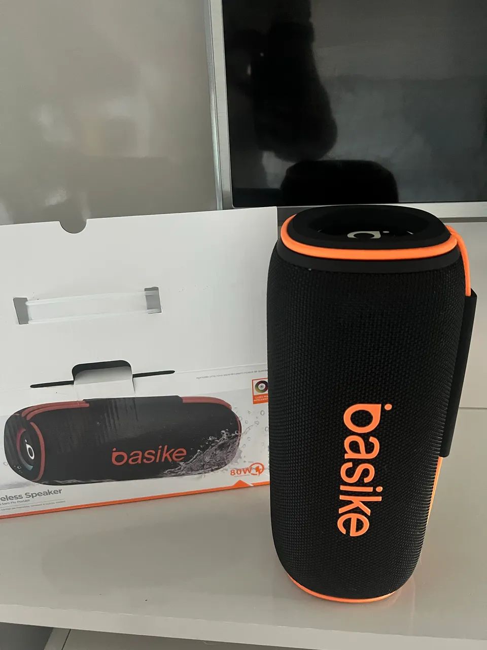 Caixa de som Basike 80w Led alta potência - Foto 5