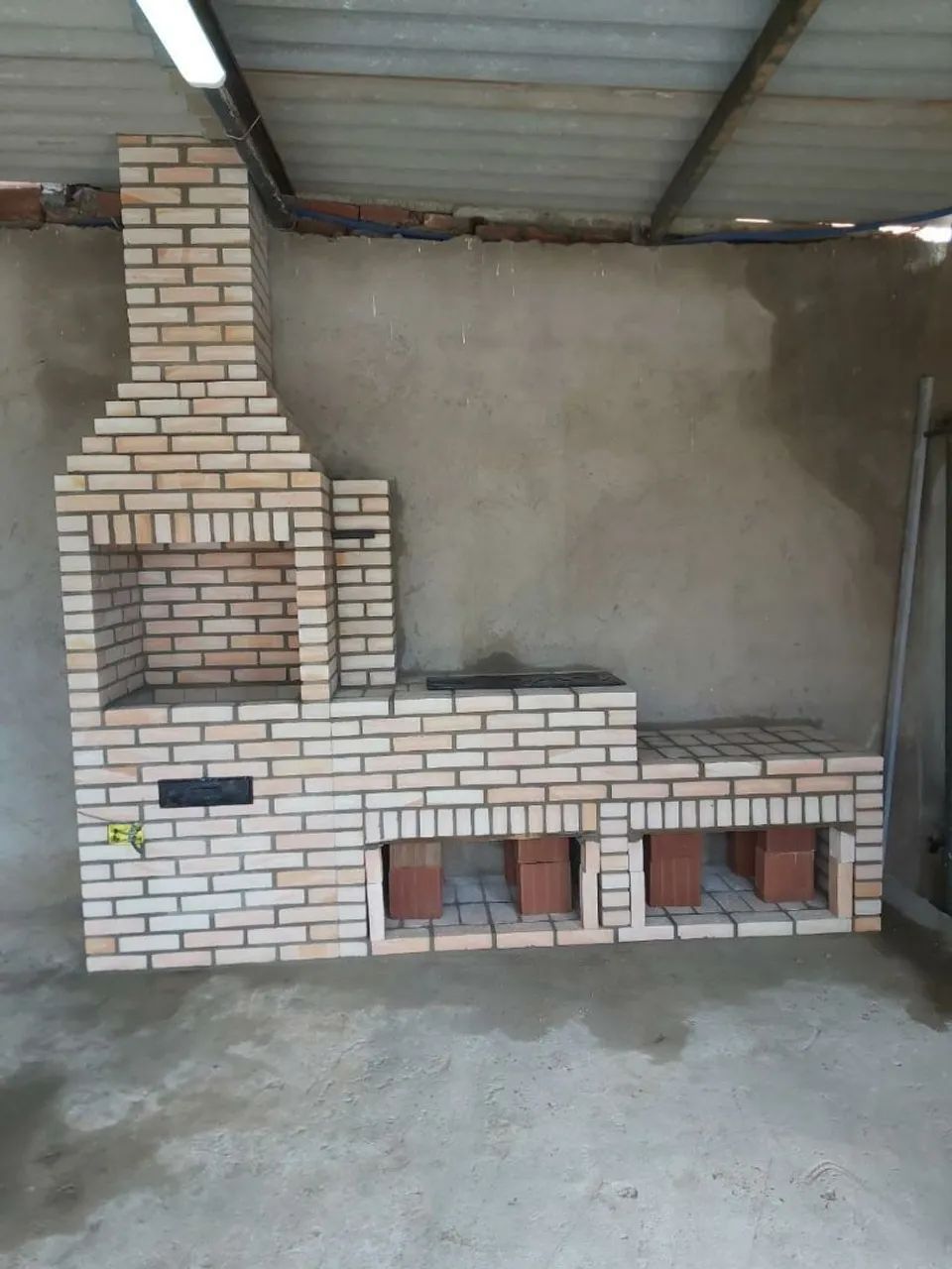 Churrasqueira tijolinho aparente  - Foto 3