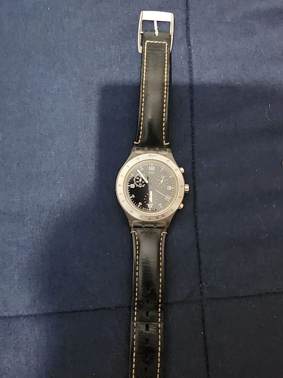 Relógio cronógrafo Swatch Irony Diaphane Chrono "Firestorm" - Foto 2