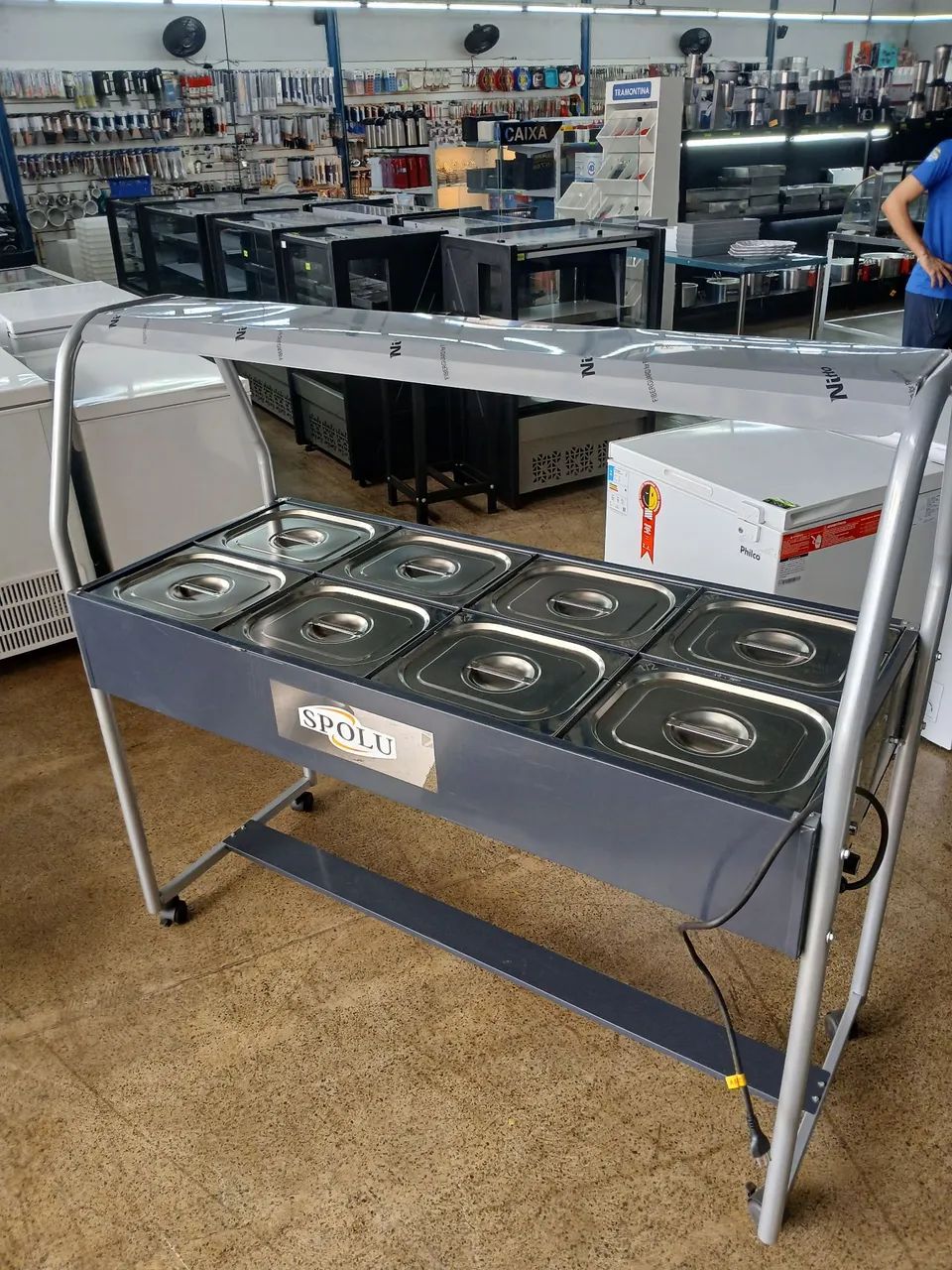 Buffet Self-Service Térmico com 8 Cubas Spolu 220V  - Foto 2