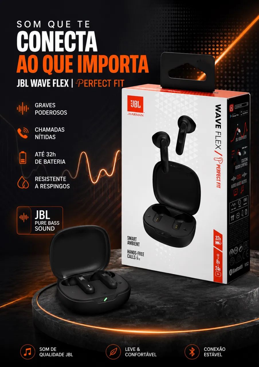 Fone JBL Wave Flex 