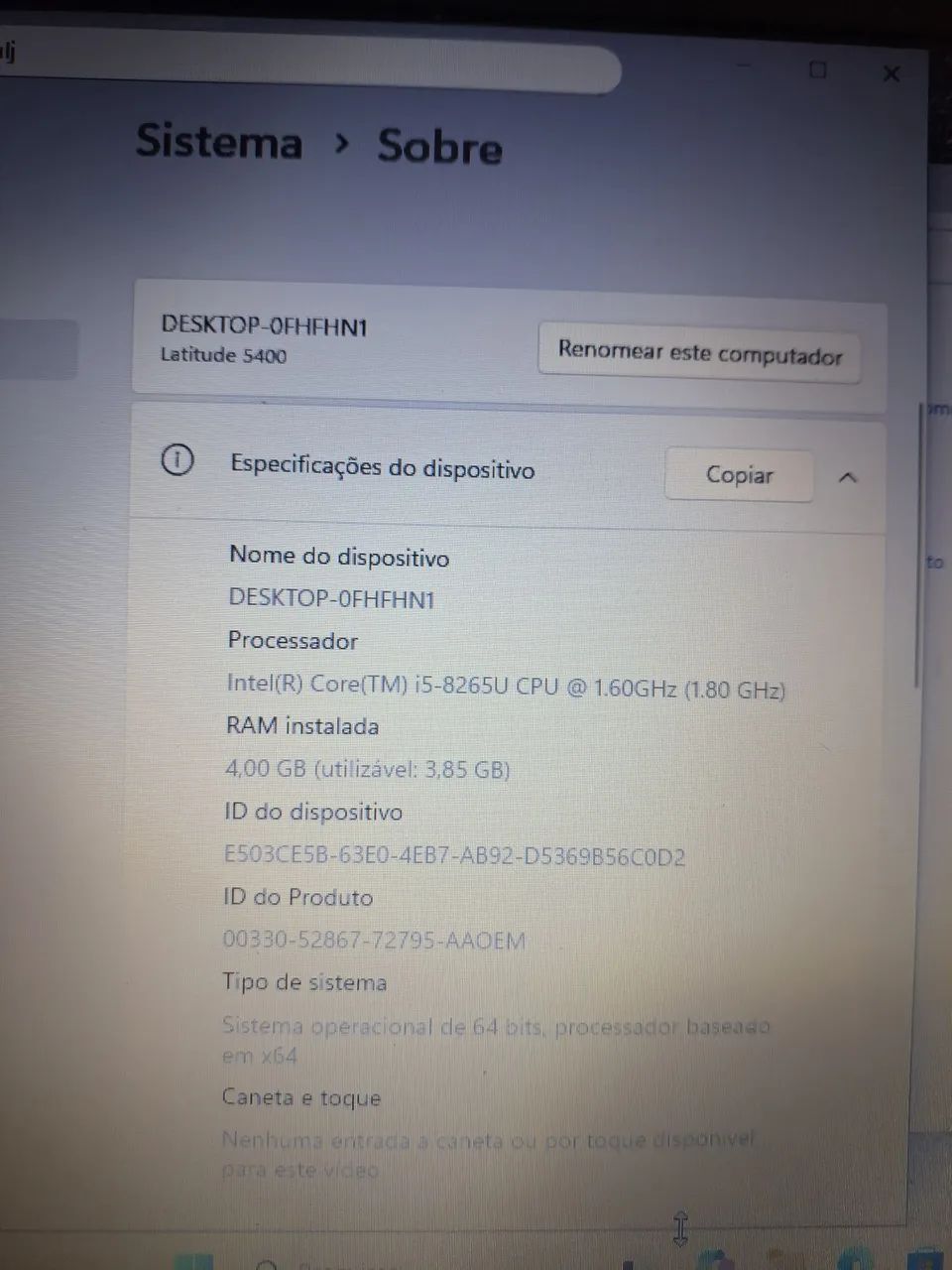 Latitude 5400 i5 8 geração  - Foto 2