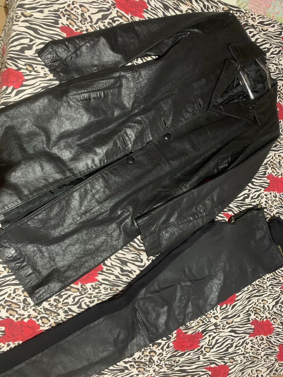 Jaqueta e Calça de Couro - Foto 2
