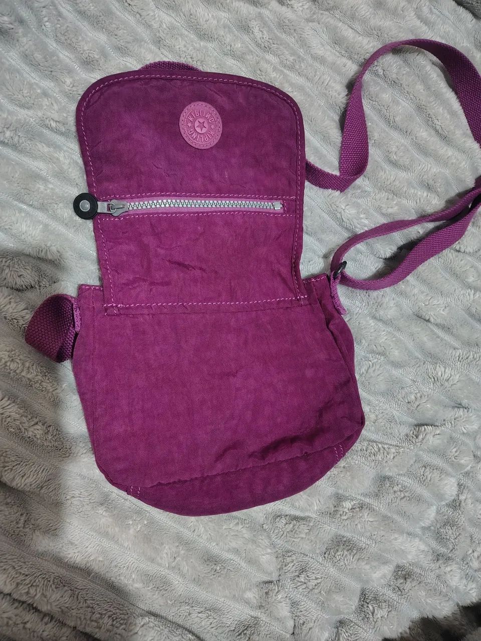 Bolsa Kipling Roxa  - Foto 2