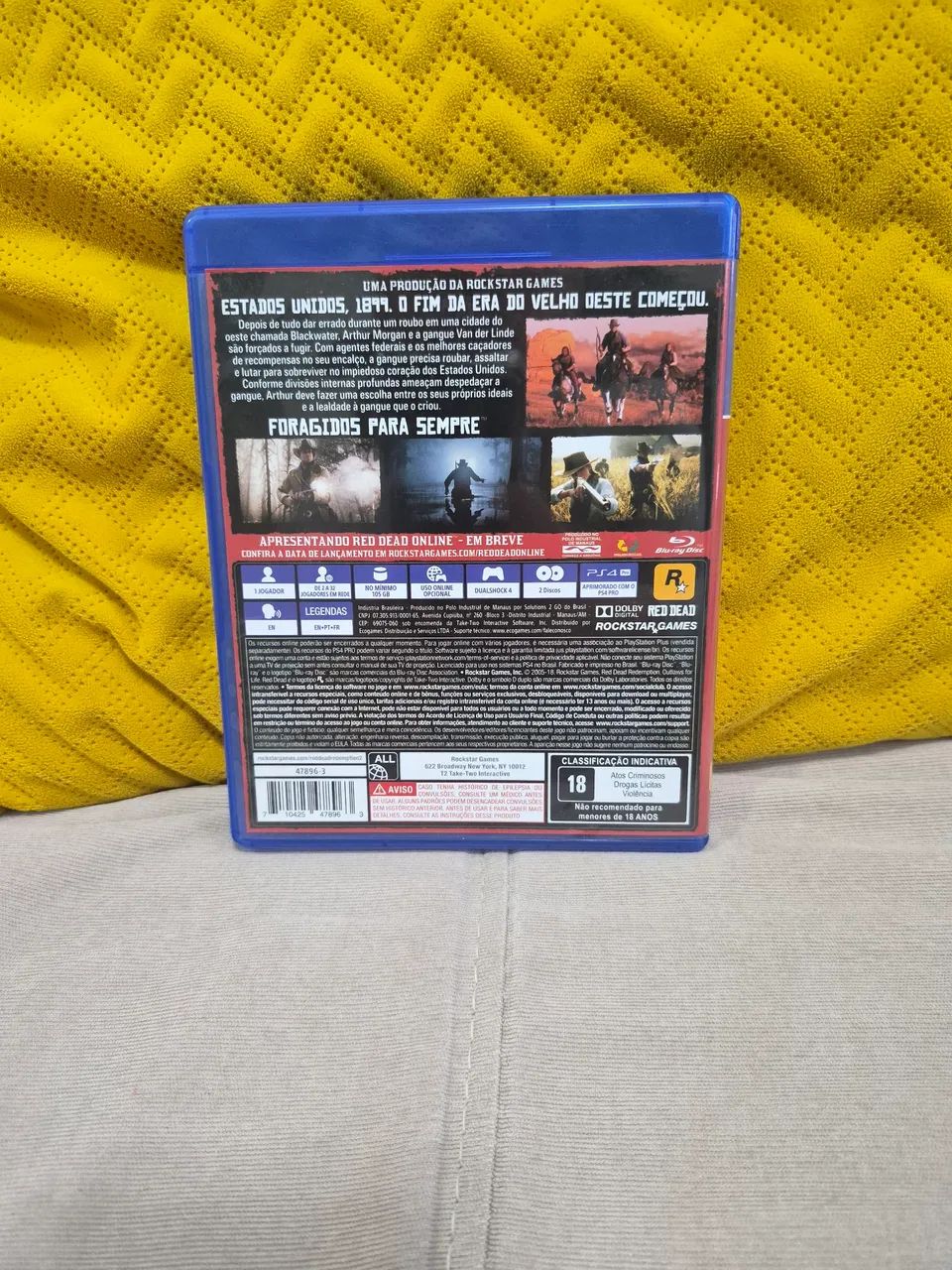 Jogo PS4 Red Dead Redemption II - Com mapa - Foto 2