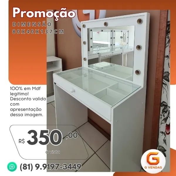 Penteadeira Camarim 1G - Foto 4