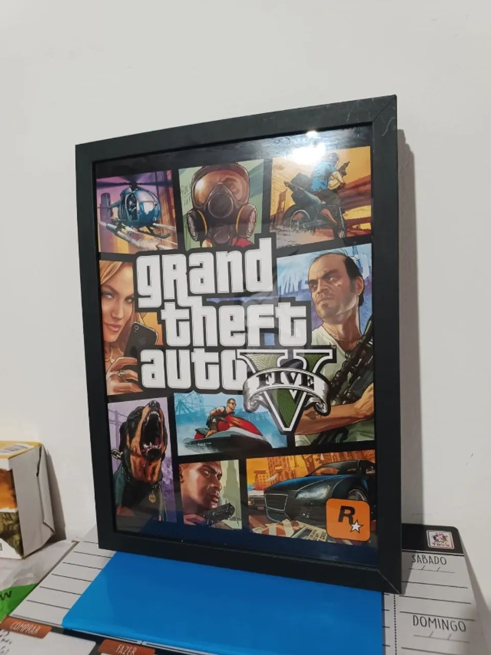 5x Quadros Gamer GTA5 Red Dead The Last of Us - Foto 3