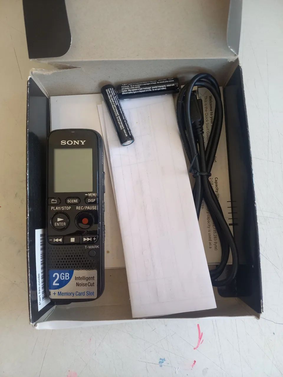 Gravador Digita Sony - modelo ICD-PX-312 - Foto 4