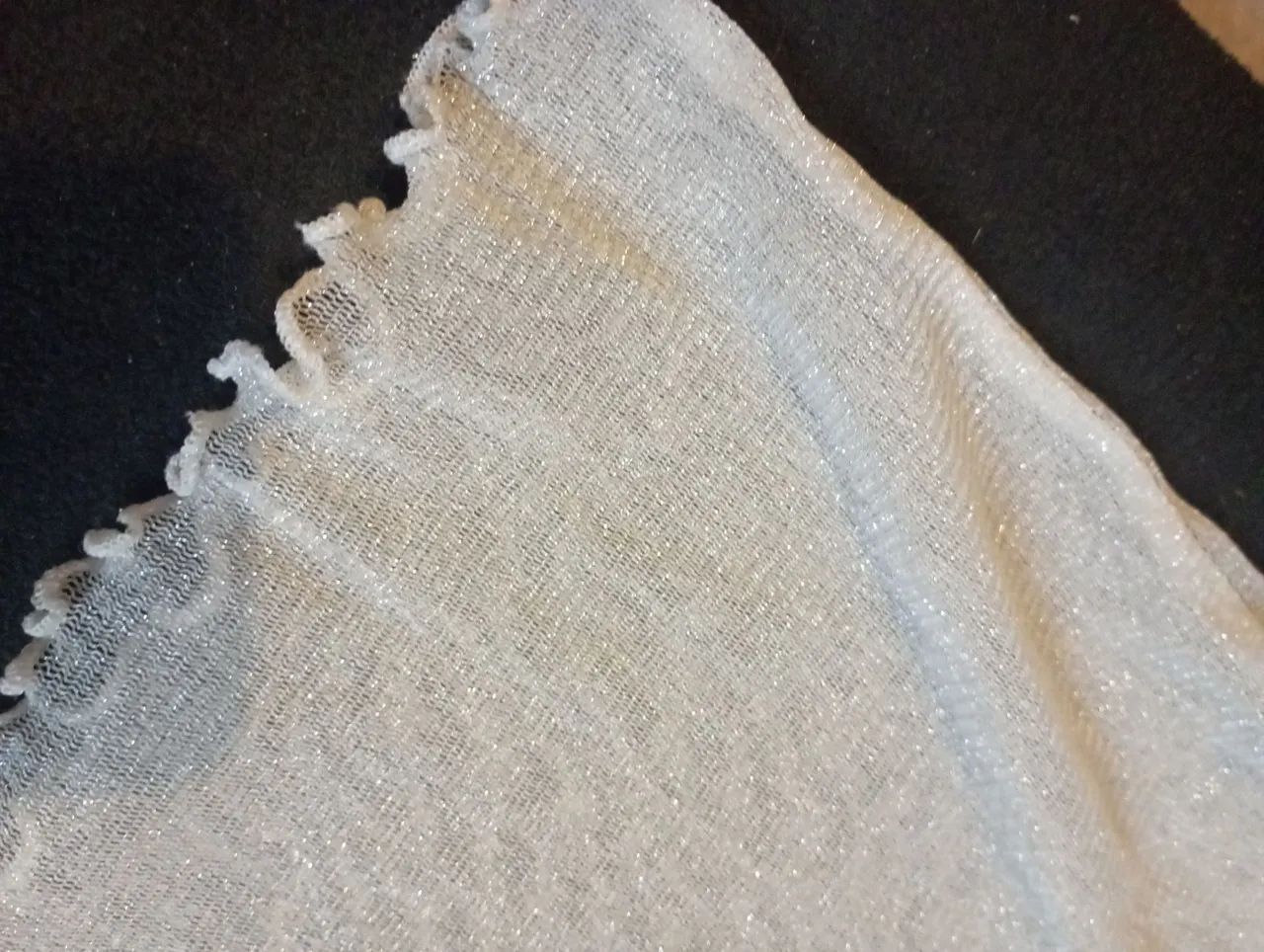 Camiseta transparente com brilho - Foto 4